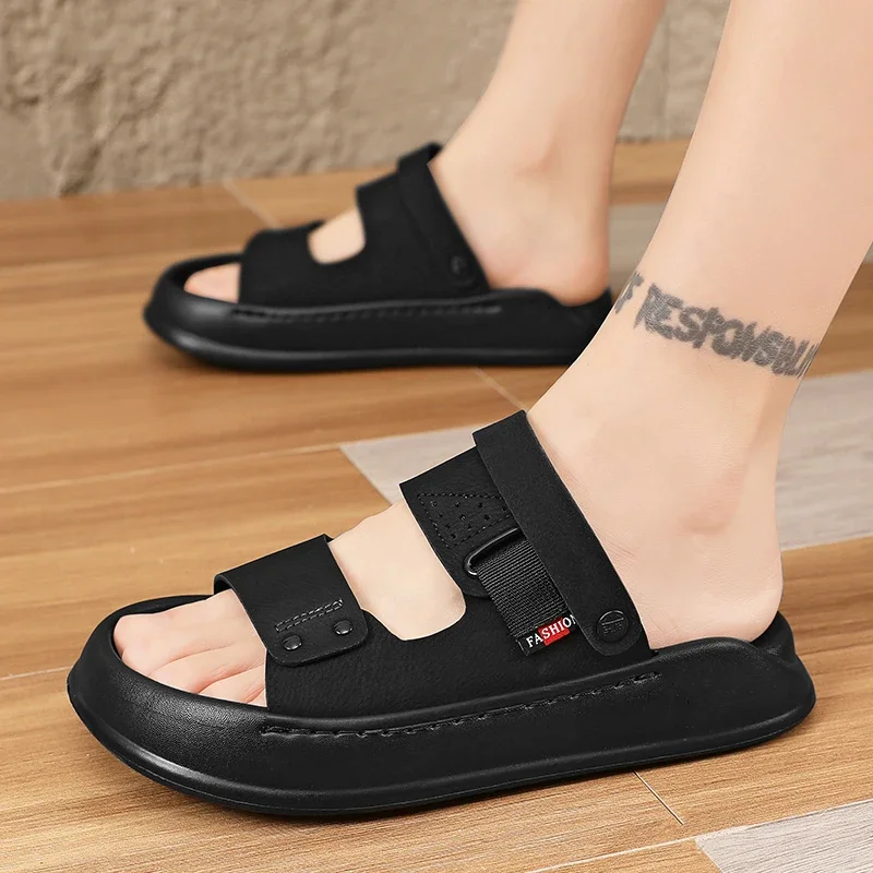 Hot Selling Stitched EVA Beach Slippers Non Slip Lightweight Summer Casual Slides