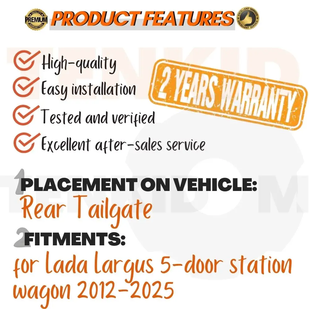 

Lift Supports for Lada Largus 5-door station wagon 2012-2025 Tailgate Dampers Shocks Springs Arm Props Shocks