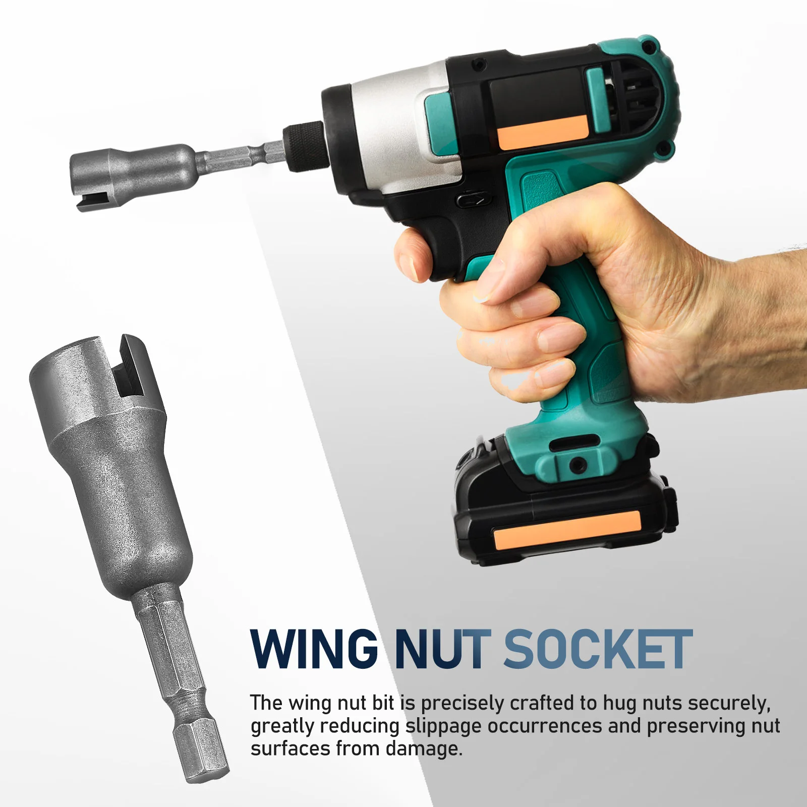 Electric Screwdriver Socket Nut Driver Bit Portable Shank Adapter Tool For Impact Drill Slotted Socket Wrench Hand