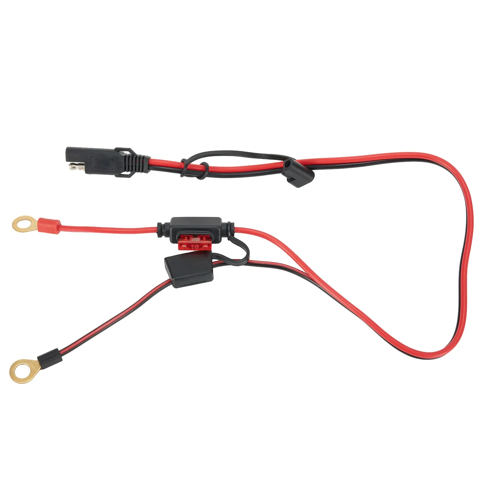 SAE Battery Cord Harness for Motorcycle 60cm Extension Cable for Connecting to Charger and Power Devices with Ease