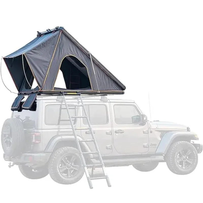 

4-Person Automatic Roof Top Tent Hard Shell Waterproof Aluminium Pop-up With Fiberglass Carbon Fiber Pole for Camping