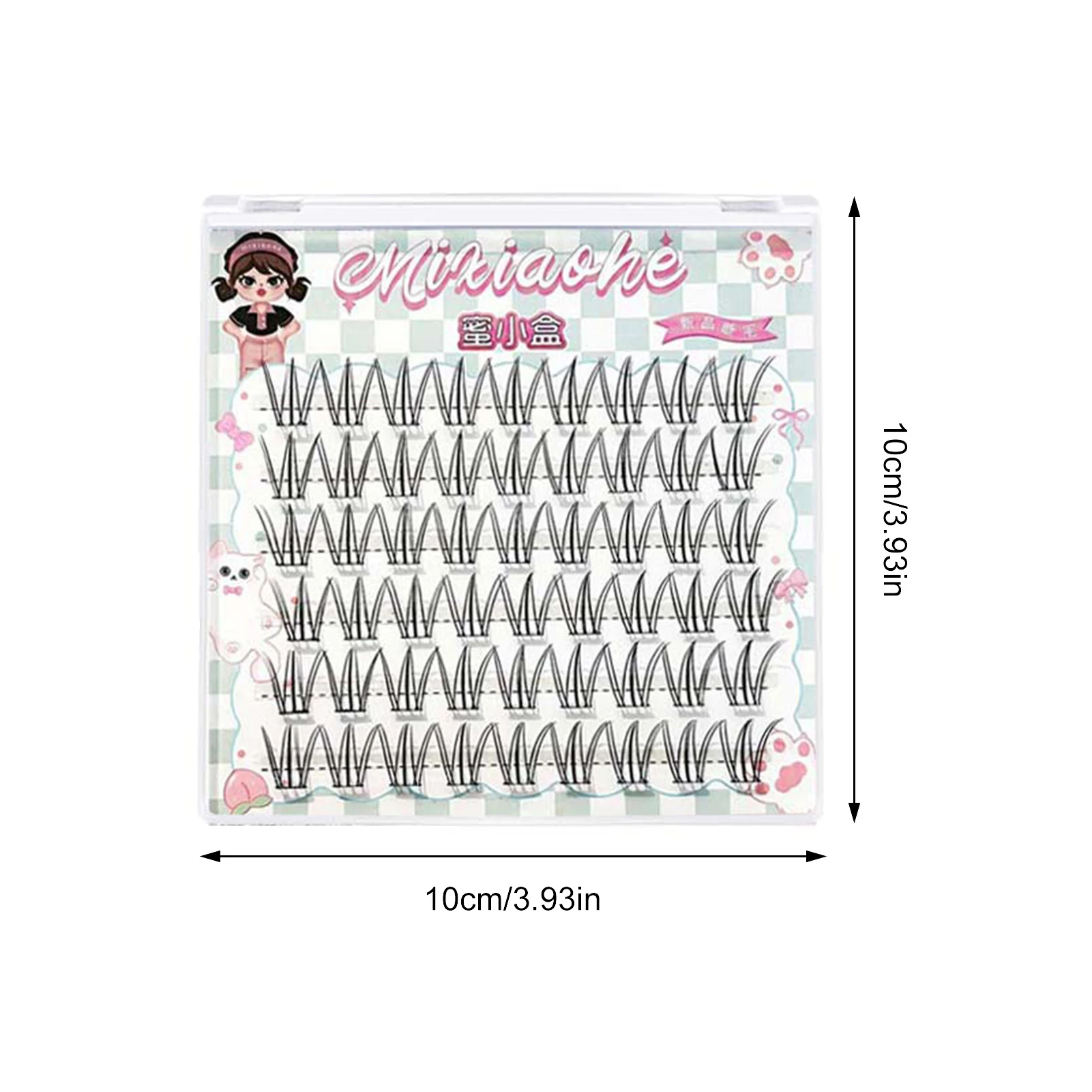 Estensioni delle ciglia noglue Ciglia finte naturali 12mm Stile coreano Ciglia a grappolo perfettamente soffici per trucchi da donna