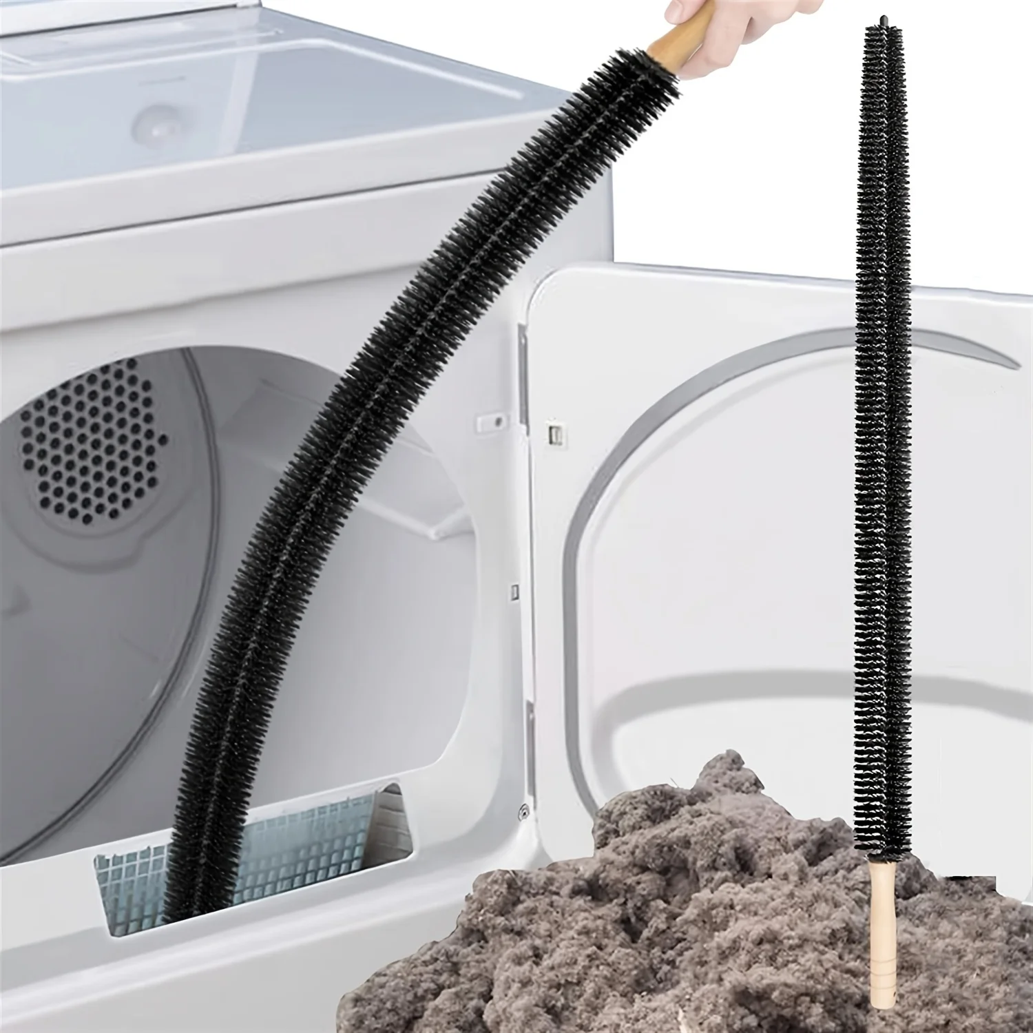 Keep Your Dryer Running Smoothly with this Dryer Vent Cleaner Kit - Includes Lint Remover Brush, Vent Trap Cleaner & More!