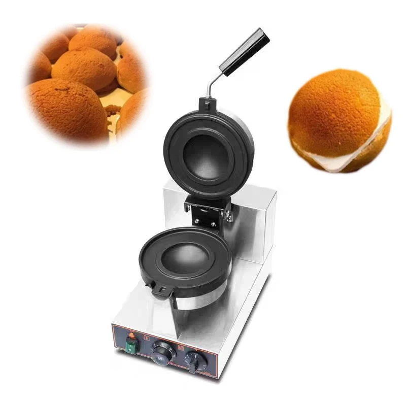 아이스크림 햄버거 메이커 버거 젤라토 파니니 프레스 기계 와플 베이킹 기계 세믈로르 파츠키 크라프펜 베이커 스터프드 버거