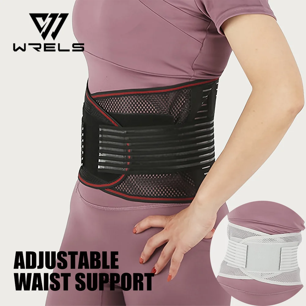 1/2/3 PCS Adjustable Waist Support Breathable Pain Relief Lower Back Support Waist A 5-point Fixed Fitness Waist Trainer Belt