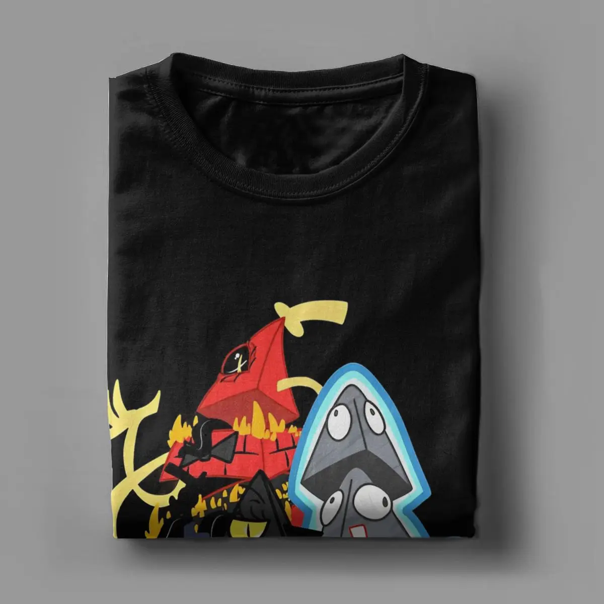 Gravity Falls Bill Cipher T Shirt for Men Pure Cotton Funny T-Shirts Round Collar Tees Short Sleeve Tops New Arrival