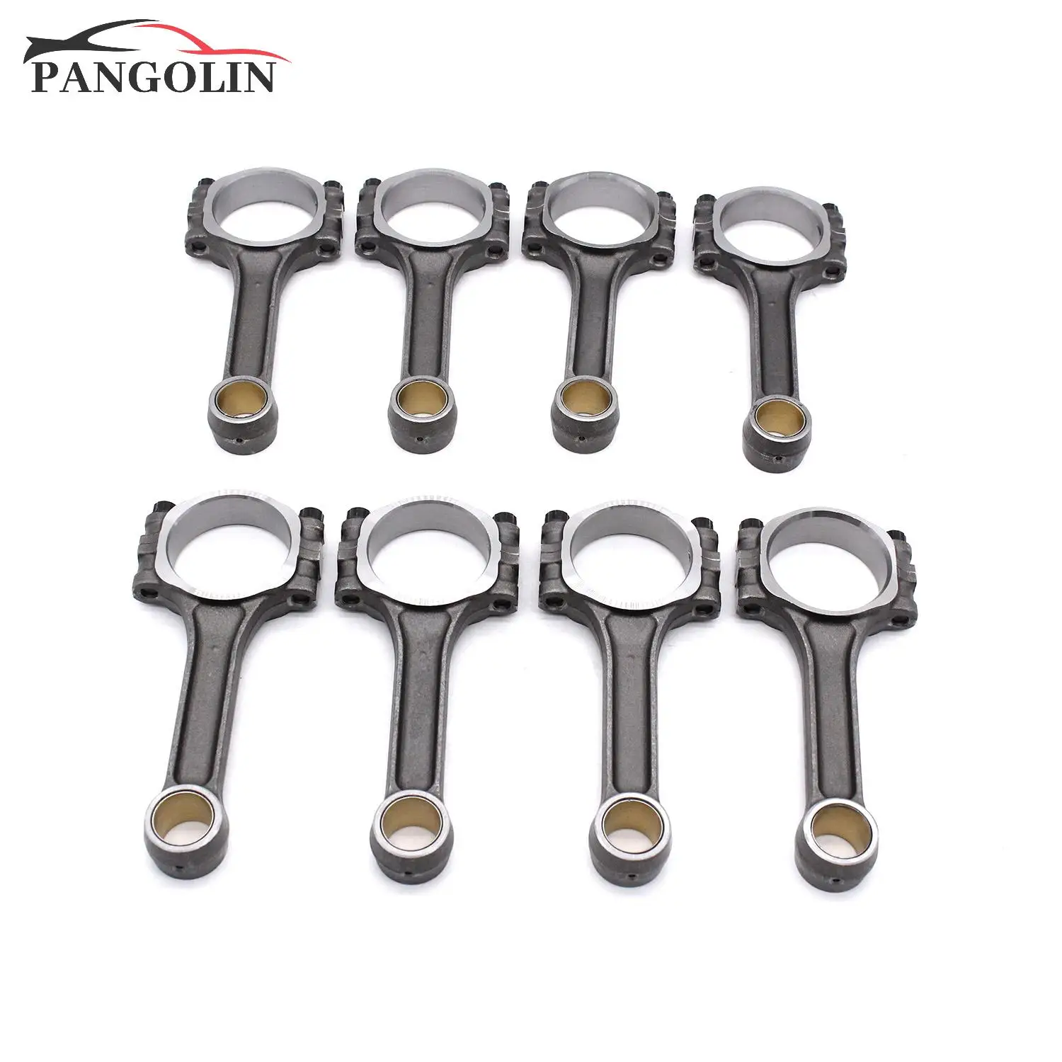 Connecting Rods PCE274.1003 For PCE 5140 Chromoly Steel 5.700 In Length Shot Peened I Beam Street Chevy SBC 350 500 HP 6000 RPM