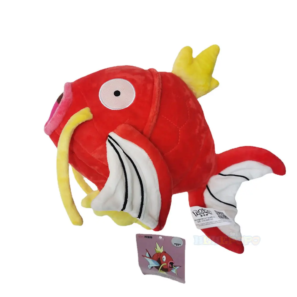 Original Kawaii Magikarp Toy Anime Figure Colorful Soft Plush Stuffed Toys Cute Cartoon Animals Fish Dolls