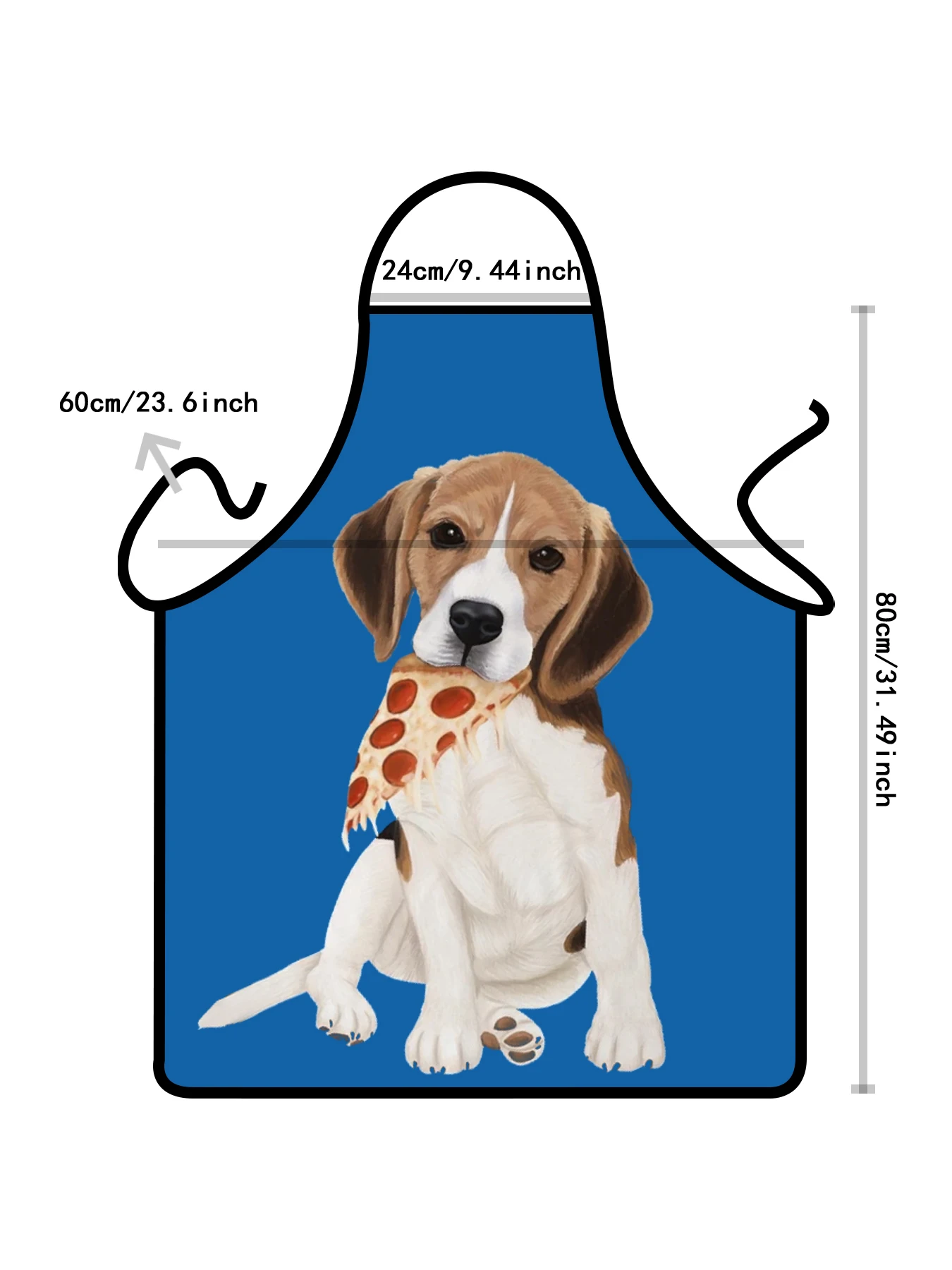 Pet Dog Pizza Groomer Chef Men\'s Waterproof Apron Cooking Adjustable Multifunctional Waterproof Apron Lace Up Men Women