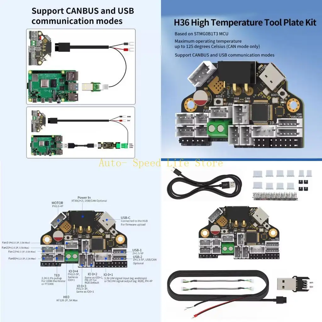 

02DA H36 Klipper Canbus Tool Poard для -печати TMC2209