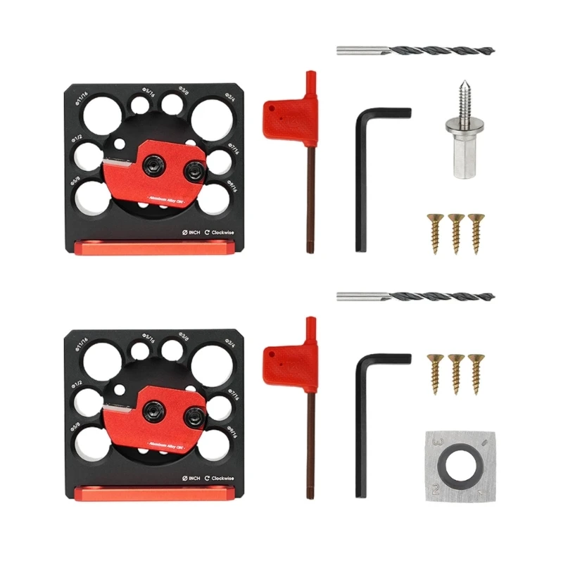 

Adjustable Dowel Maker Metric Jig 8mm-20mm with Carbides Blade Round Bar Round Tenon Making Tool Compact Woodworking