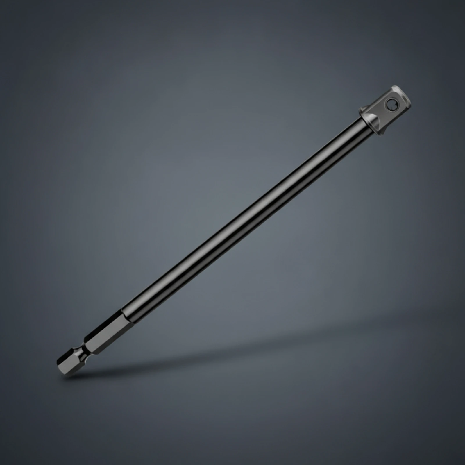 Hex Shank to Square Socket Adapter Long Drill Adapter with Hex Shank Extension Rod Heavy-Duty Tool Long-Lasting for Mechanics