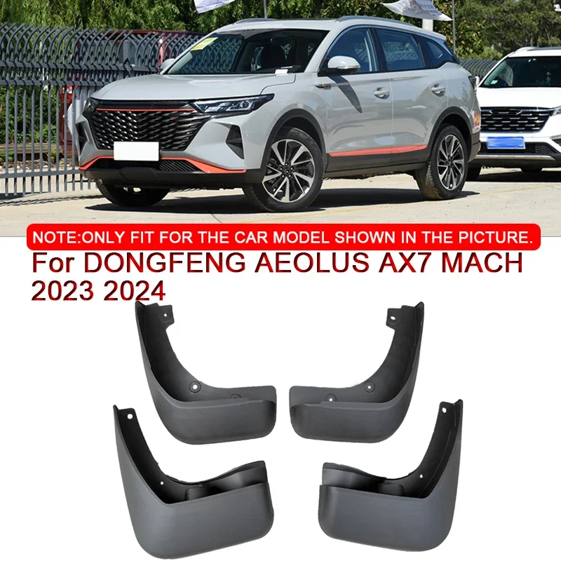 

Для DONGFENG AEOLUS AX7 MACH 2023 2024, Стайлинг автомобиля, ABS, автомобильные брызговики, брызговики, переднее и заднее крыло, аксессуар