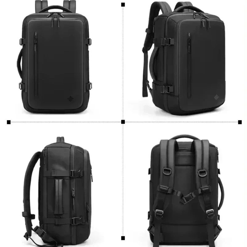 Airback Vacuum Travel Business Backpacks Multifunction High Capacity Expandable Waterproof Fashion Backpack Anti Theft Bag 60L