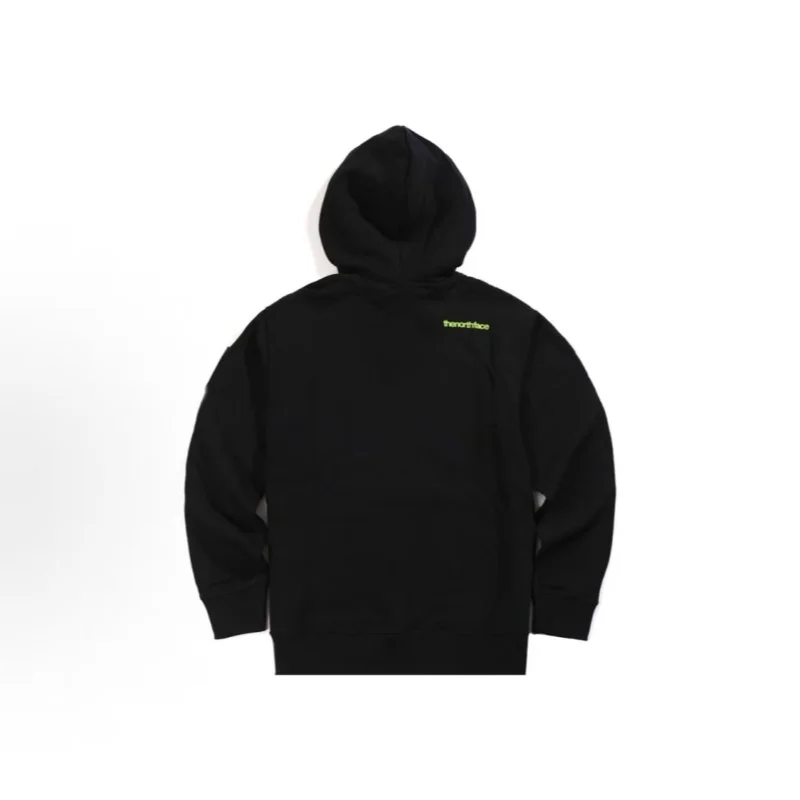 North Face UE 1986 Snow Mountain Print hooded sweatshirt, black for both men and women