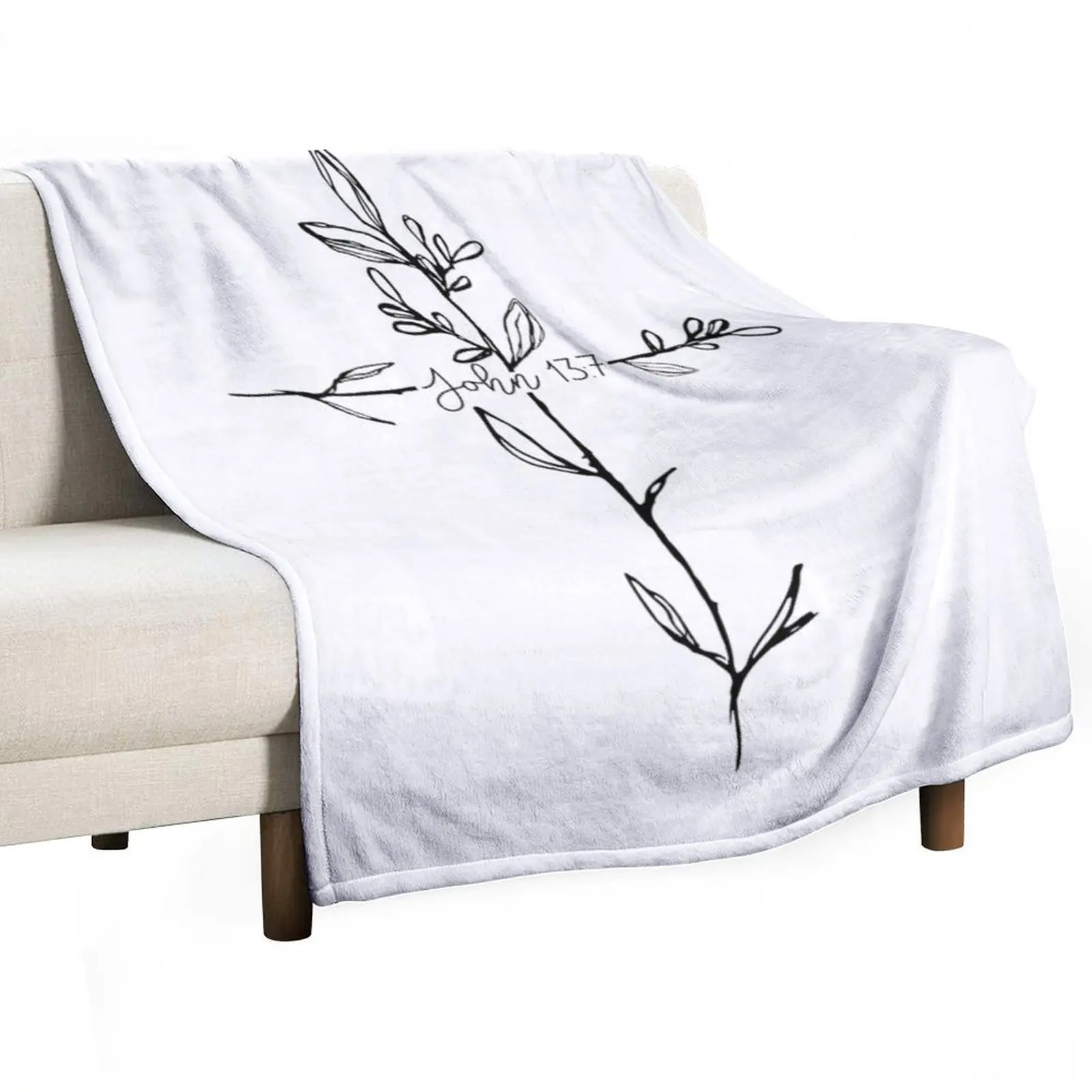 John 13:7 Cross Throw Blanket Decorative Throw For Sofa Thin Hair Softest Blankets