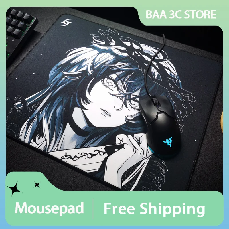 

Коврик для мыши Aimstar Thorn, мягкий коврик для киберспорта, гладкий игровой коврик для мыши FPS, 4 мм, нескользящий индивидуальный игровой коврик для мыши, аксессуары для ПК