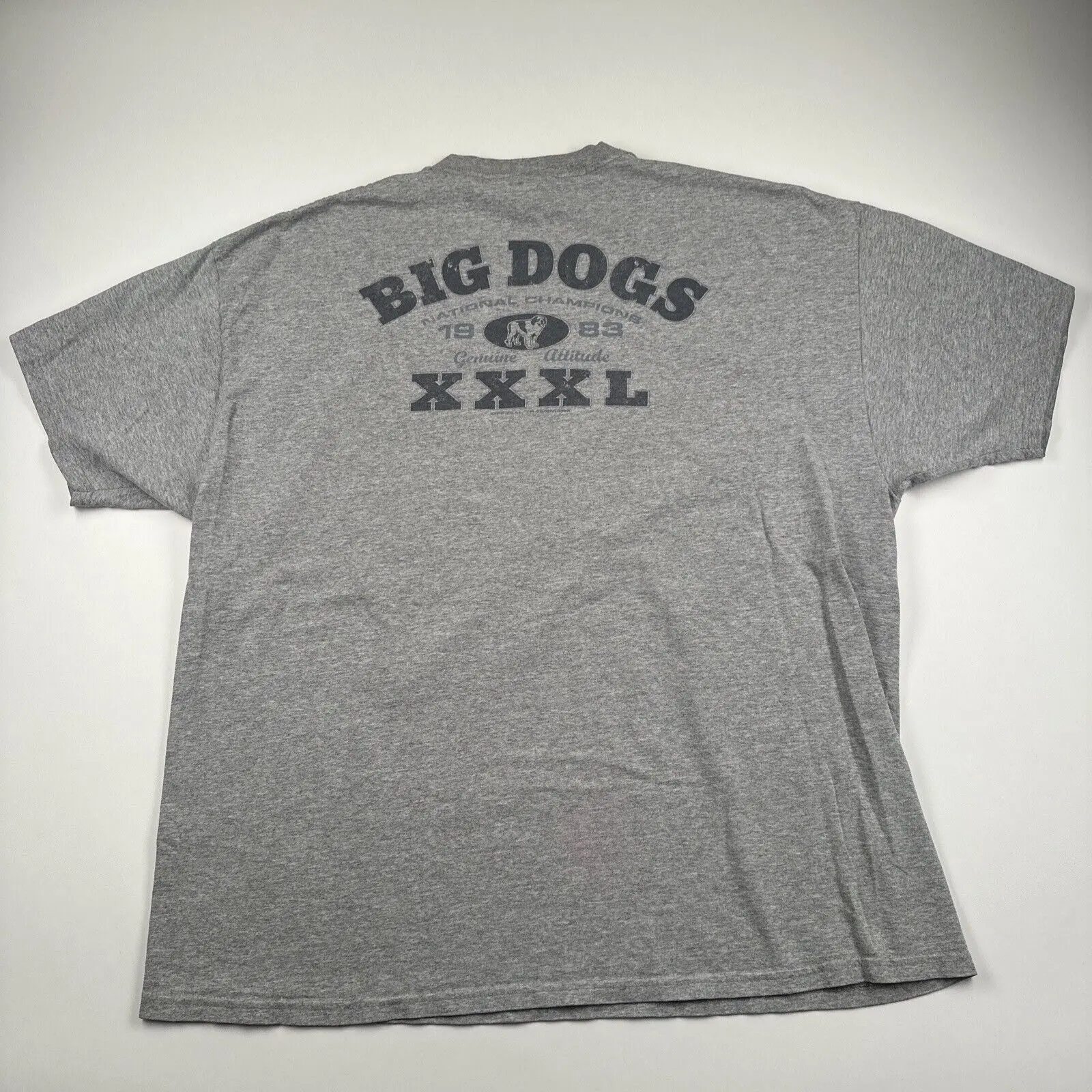 Vintage Big Dogs T Shirt Xxl Genius Attitude