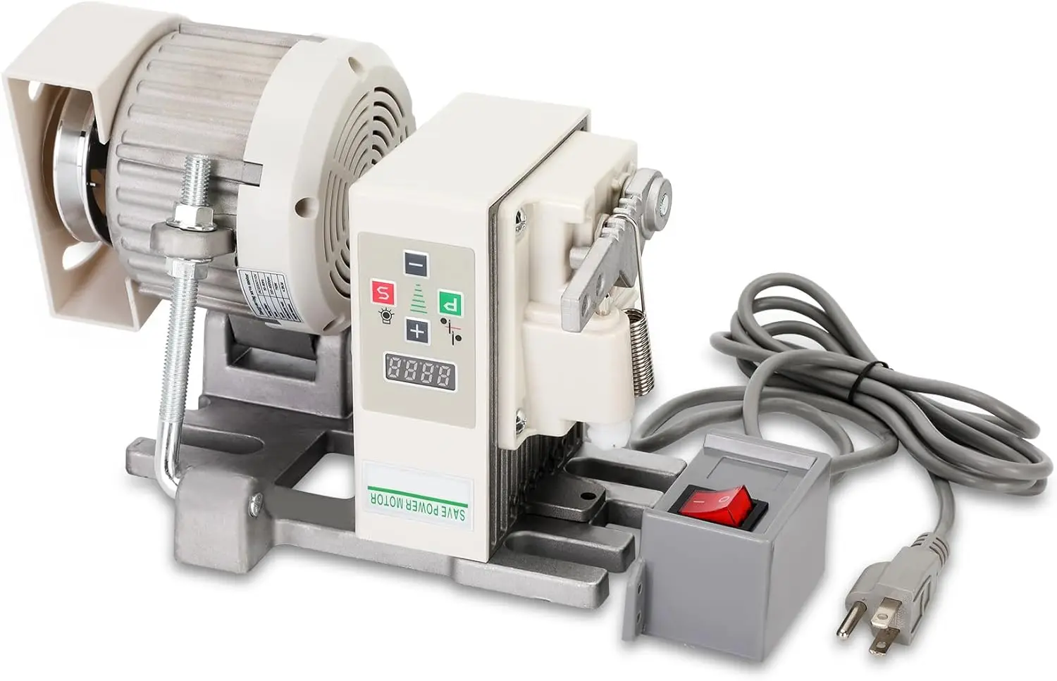 

Industrial Sewing Machine Servo Motor, AC110V 1000W 6000RPM with Controller & Foot Switch, Silent Operation