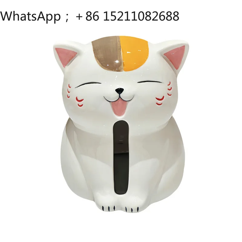 QJ household tissue box, cartoon tissue box, cute coffee table decorative ornament, high-value napkin drawer box