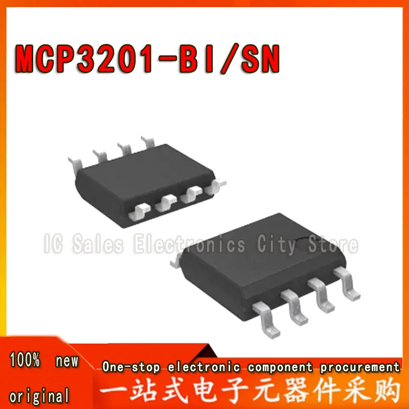 5PCS 10PCS MCP3201-BI/SN MCP3201-BI MCP3201 3201-BI/SN SOP8 IC