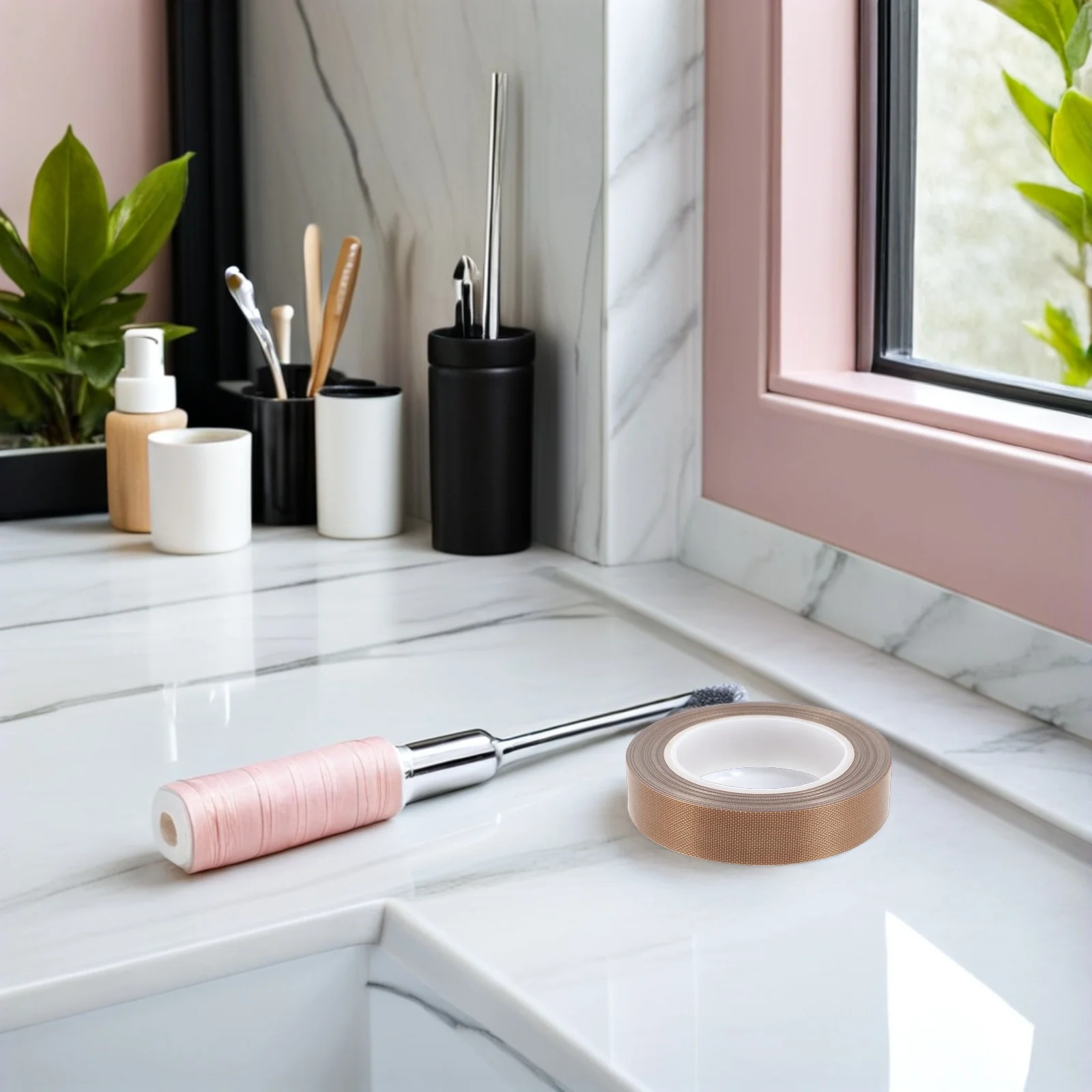 

1 Roll Vacuum Sealer Tape Ptfe Heat Insulation for Food Packaging Hand Sealer Machine Tape Replacement Insulation Tapes