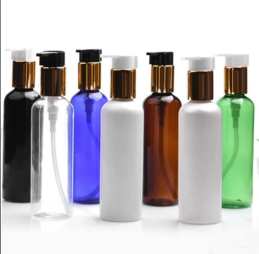 

150ml200ML round plastic PET BOTTLE toilet water lotion emulsion serum essential toner skin care cosmetic packing