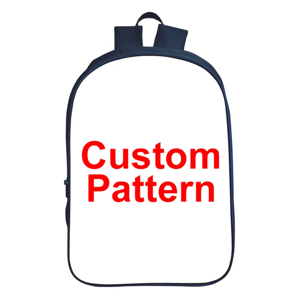 

16.5 Inch Customize Your Logo Name School Backpack Children School Backpack for Girls Boys Book Bag Cartoon Bags