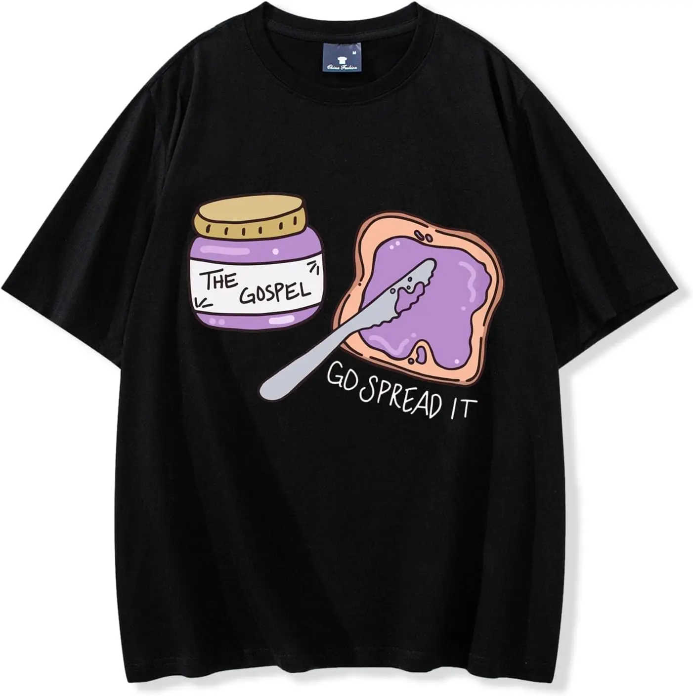 Spread The Gospel Tee Shirt Jesus Christ Shirt Peanut Butter and Jelly Sandwich T-Shirt