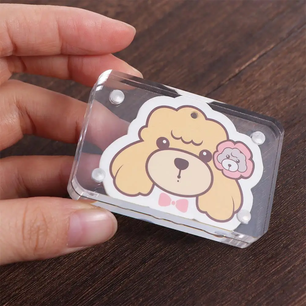Acrylic Photocard Holder Gift Picture Frame Price Tag Display Stand Standing Photo Frame Kpop Idol Card Holder ID Photo Holder