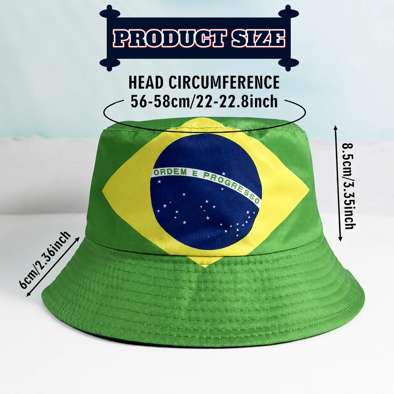 Bucket Hat with National Flag WC 2026 Hat Merchandise for Soccer Fans Gifts