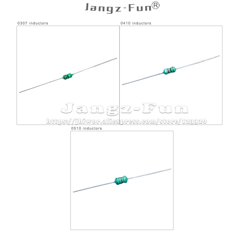 50pcs 0307 1/4W 0.25W Color Ring Inductors DIP Inductance 0.22uH~1mH 0.22 1 2.2 3.3 4.7 10 22 33 47 68 100 220 330 470 uH mH