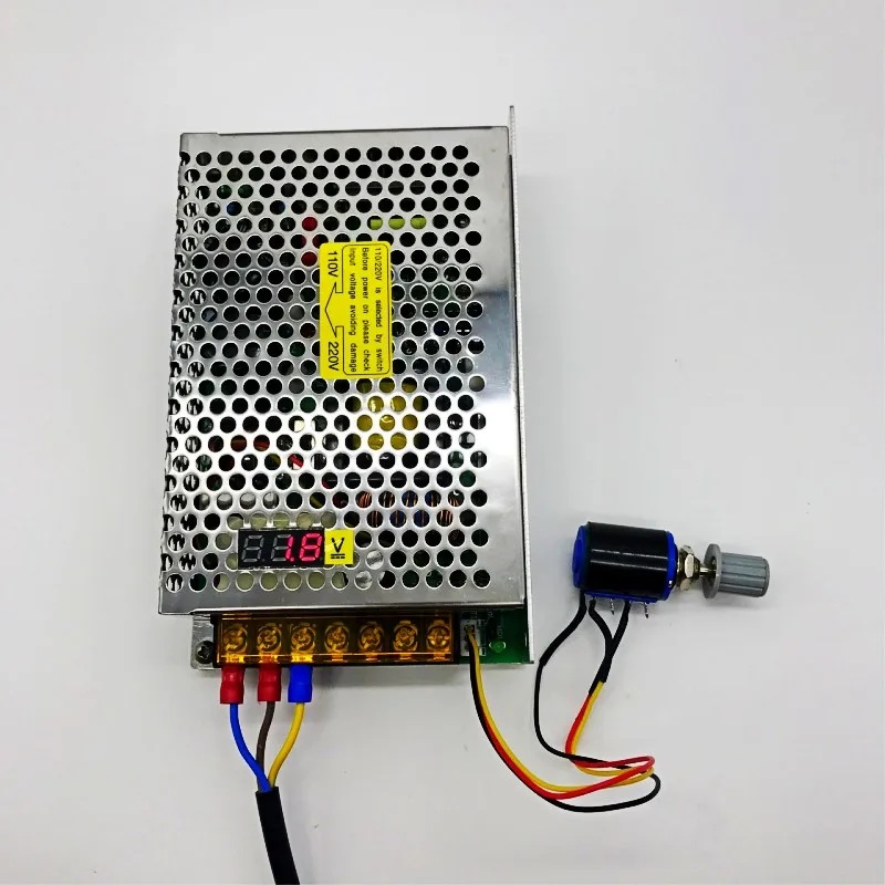 110 فولت 220VAC شاشة ديجيتال قابل للتعديل الجهد تيار مستمر تحويل التيار الكهربائي 0-24V6A 150 واط 0-24 فولت قابل للتعديل من خلال HJS-150-0-24 #4