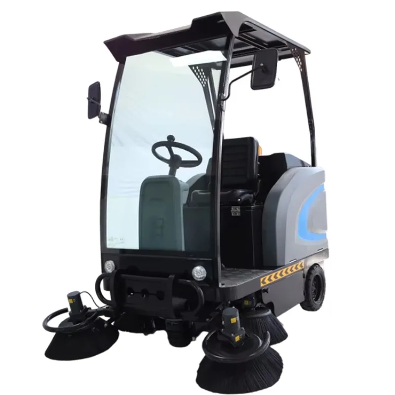 آلة تنظيف الركوب الكهربائية المباشرة من المصنع، معدات التنظيف الصناعية الداخلية الأوتوماتيكية، مكنسة أرضية فعالة #3