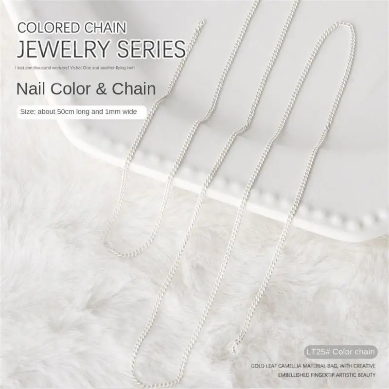 زينة أظافر يابانية حلوة ليس من السهل إسقاط ملحقات الأظافر، مادة آمنة، مجموعة كاملة من الأنماط، معجون سلسلة الأظافر بقوة