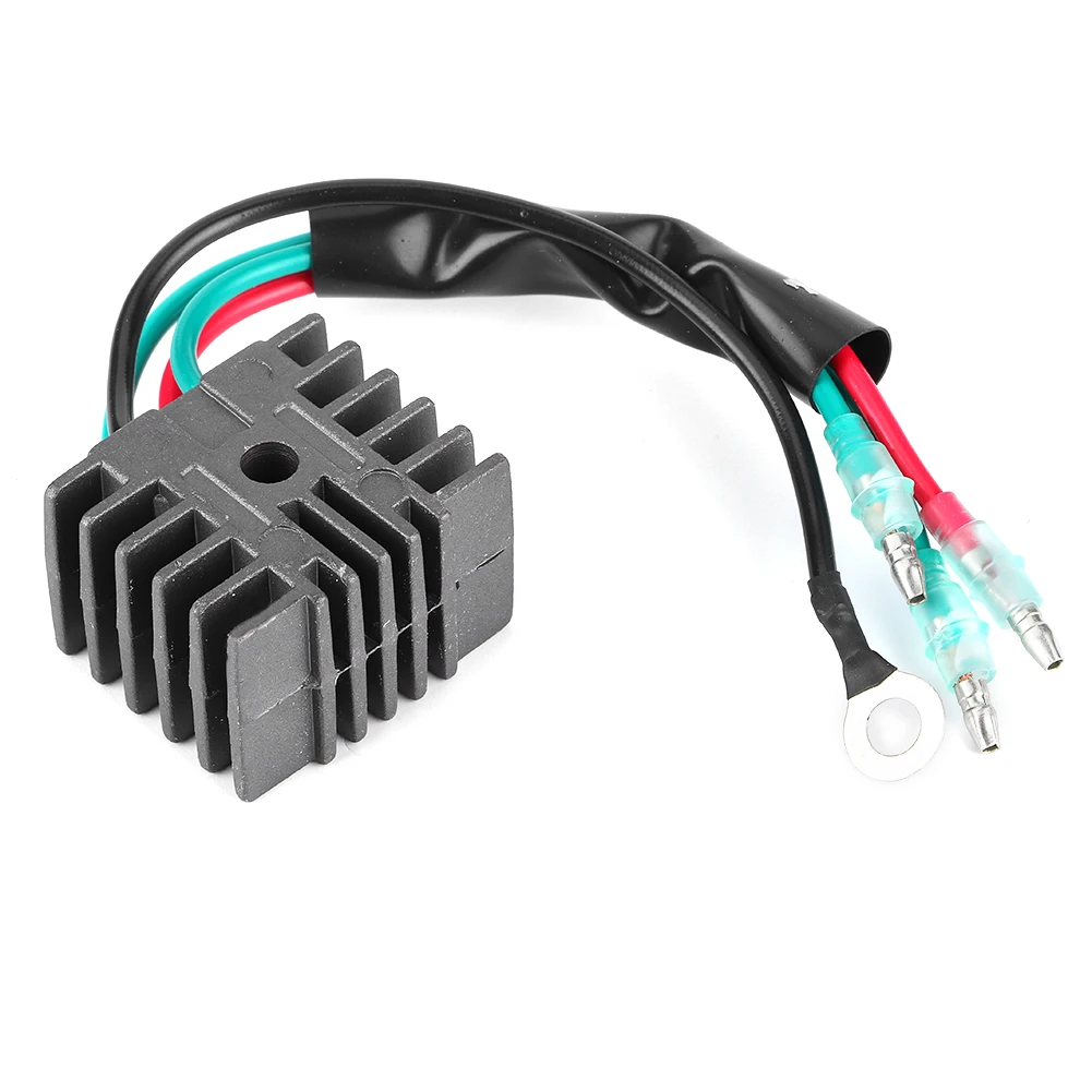 Outboard Rectifier Regulator 1.5x1.3 Inch Aluminum Alloy for Yamaha Mariner 4-70hp Tohatsu 2 Stroke