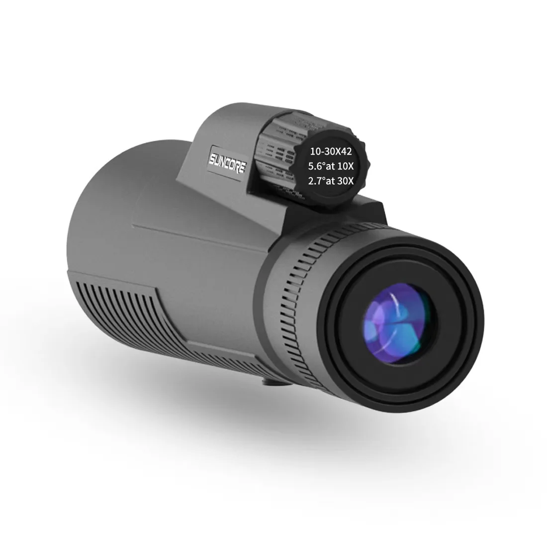 SUNCORE Mountain Lion 10-30x42HD Monocular - All-in-One with Smartphone Adapter for Outdoor & Travel