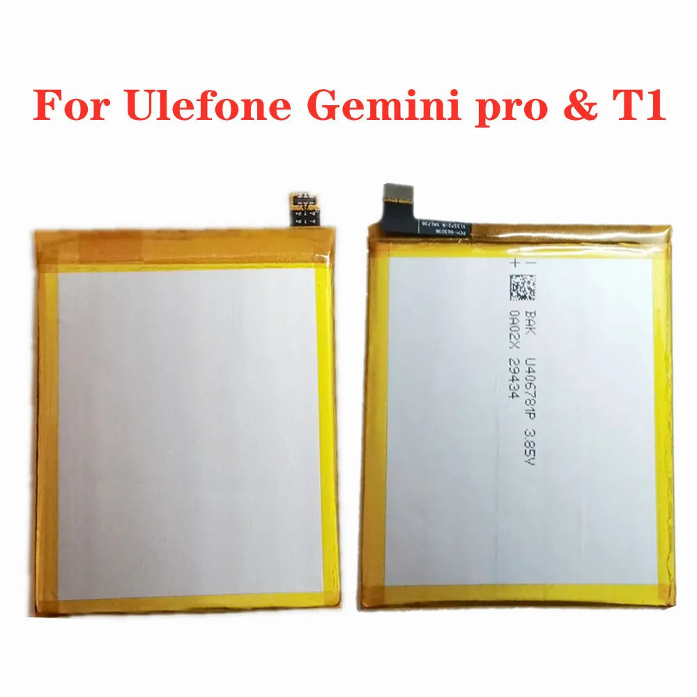 

New 100% Original High Quality Battery For Ulefone Gemini Pro / T1 3680mAh Smart Phone Replacement Batteries Bateria