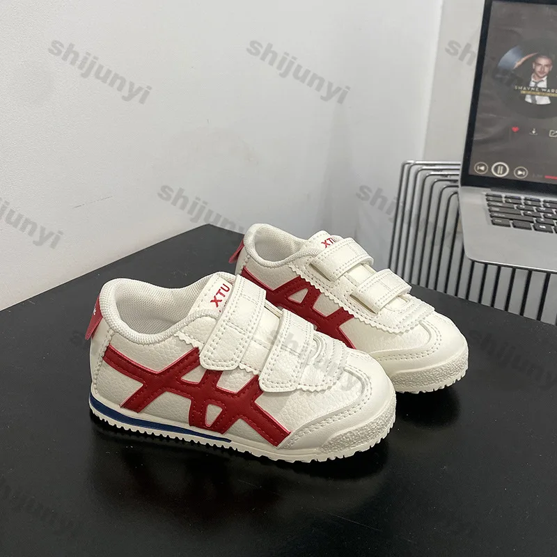 Spring Autumn New Children's Sneakers Concise Comfortable Non Slip Boys Casual Flats Lightweight Soft Sole Toddler Girl Shoes