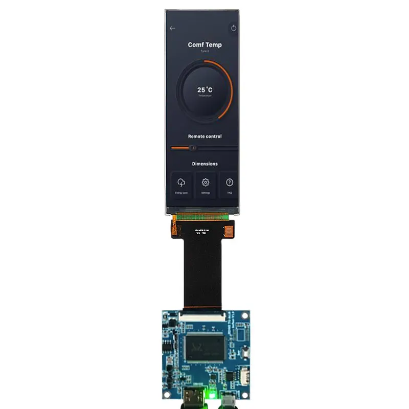 4.58 Inch IPS TFT LCD Strip Smart Screen 320x960 Resolution Car Remote Control Display with Driver Board