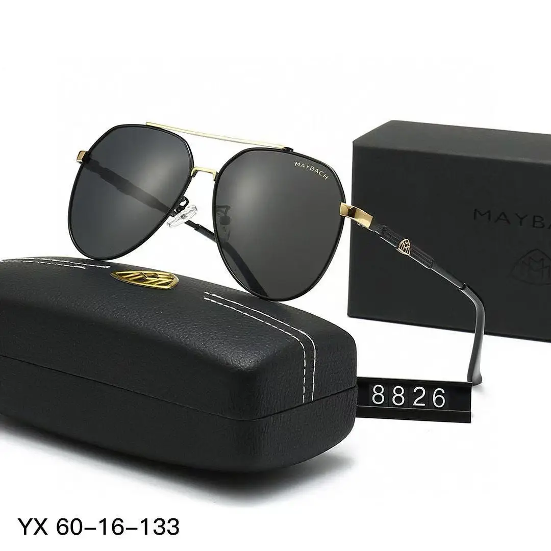 

For Maybach S Class S450 S480 S500 S580 S600 S650 S680 GLS480 GLS600 Car Metal Frame High-End Sunglasses Outdoor Leisure Goggles