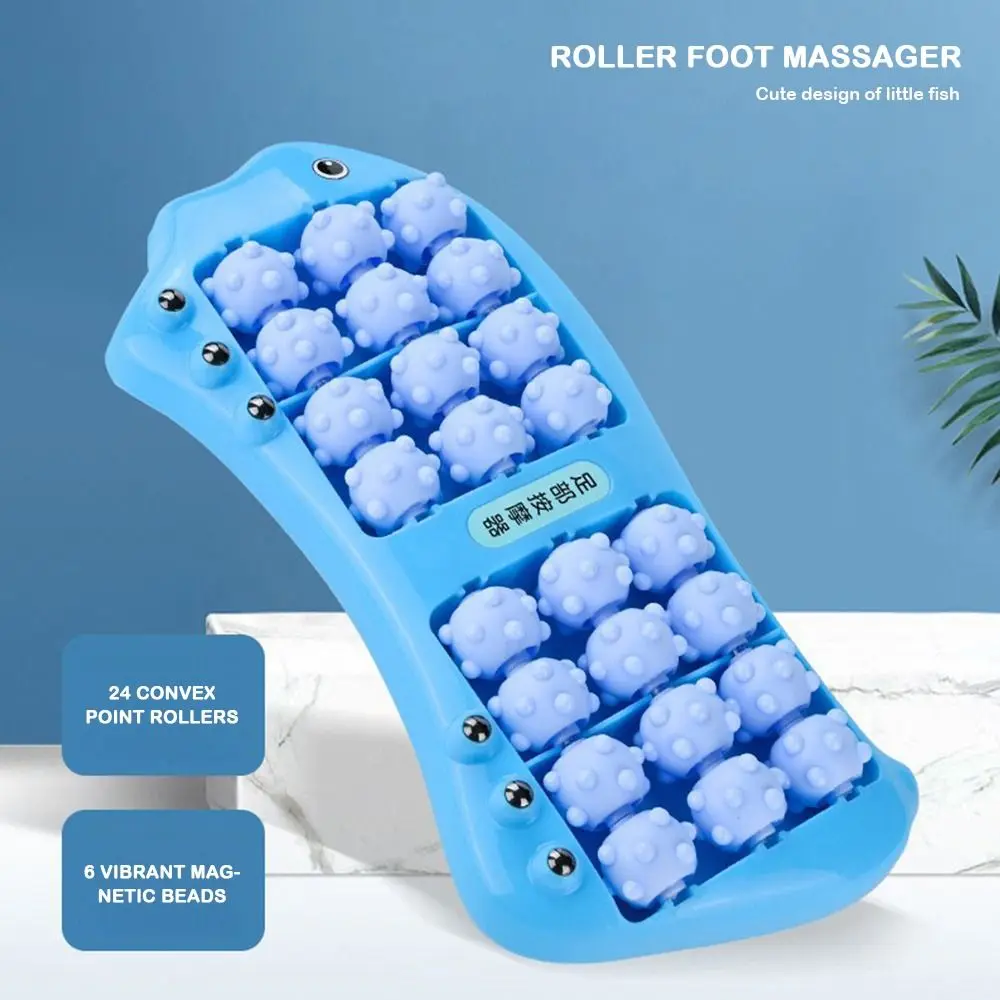 

Foot Pain Relief Foot Massager Muscle Massage Fish Shape Foot Acupressure Massager Trigger Point Reflexology Acupressure