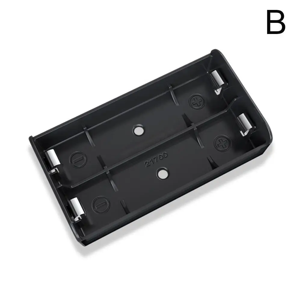 New Plastic 21700 Battery Box 1 2 3 4 Slot Way Fireproof Material Batteries Clip Holder Battery Container With Wire Lead