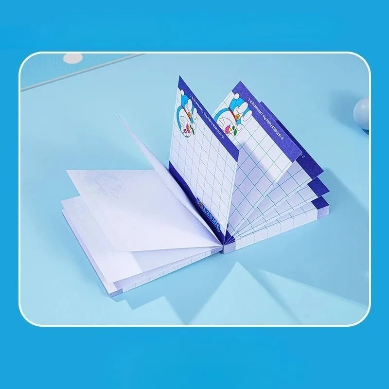 4pcs Doraemons Sticky Notes Anime School Office Supplies Cute Memo Pad 28 Sheets Stationery Notepad Schedule Planner Sticker view 3