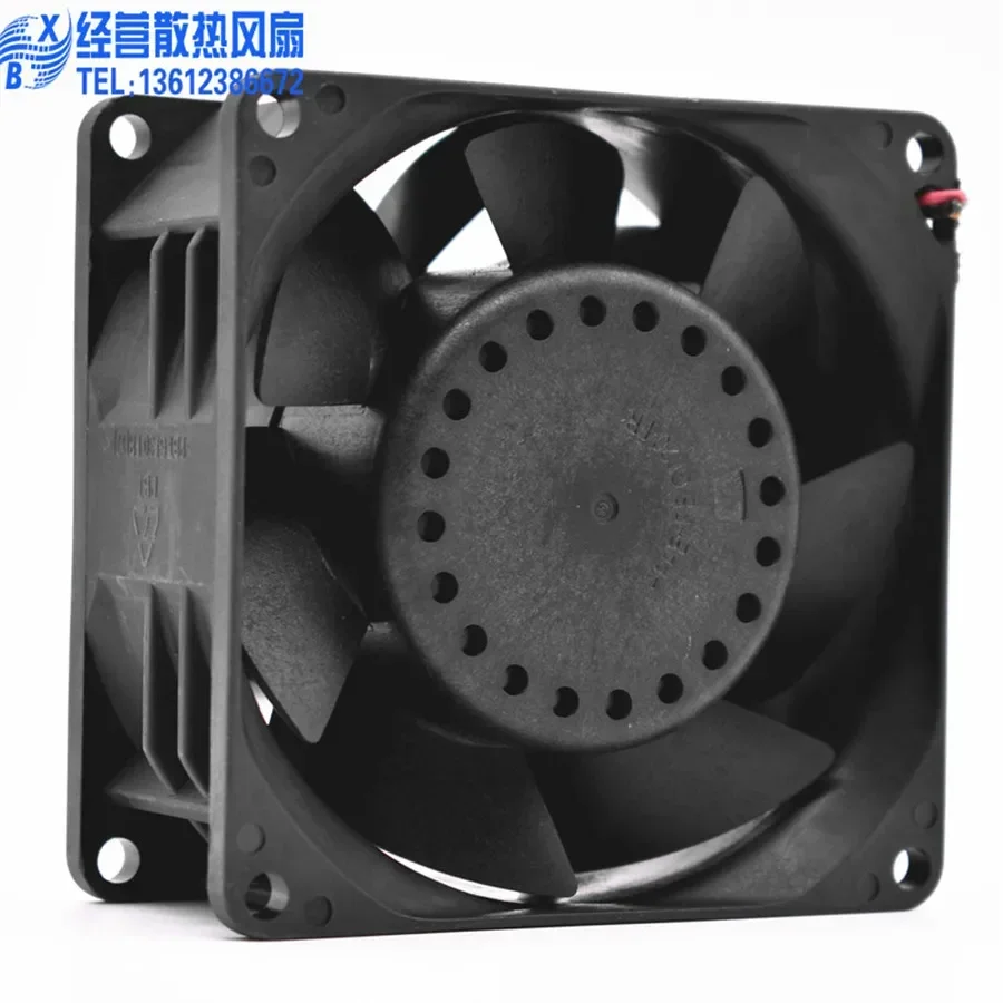 pa  Original Delta PFR0812XHE 8038 80MM 80*80*38mm server case fan Violent fan  12V 4.9A 6pin