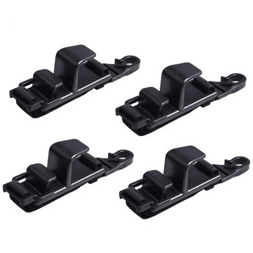 4 Pcs Adjustable Hook Multi-fucntional Hooks Car Concealed Universal Back Seat Backseat Abs Hanger Holder