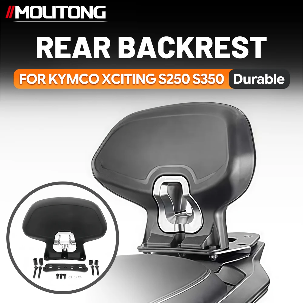 Appuie-tête et support lombaire pour siège de moto, confortables et doux, pour Kymco Xciting S250 S350 ST250 CT250 CT300