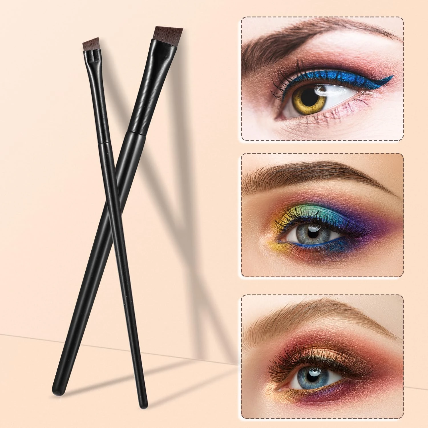 Il trucco impeccabile sembra raggiunto con 5 pennelli per eyeliner ultrasottili: versatili, precisi, perfetti per gli appassionati di bellezza. Crea S