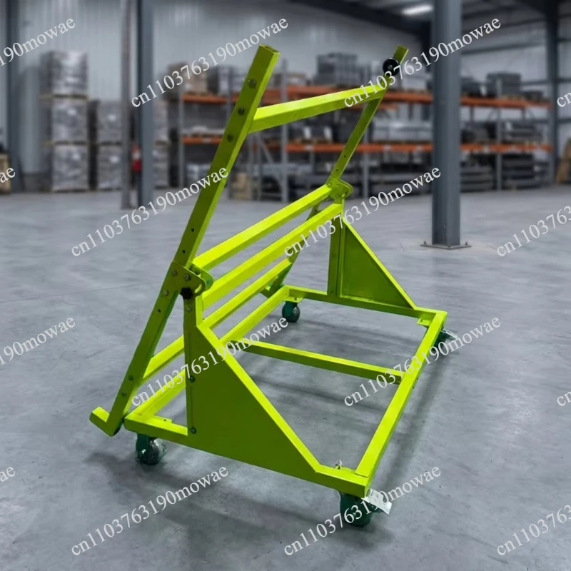Small iron processing trolleys, four-wheel flip carts, granite marble handcarts