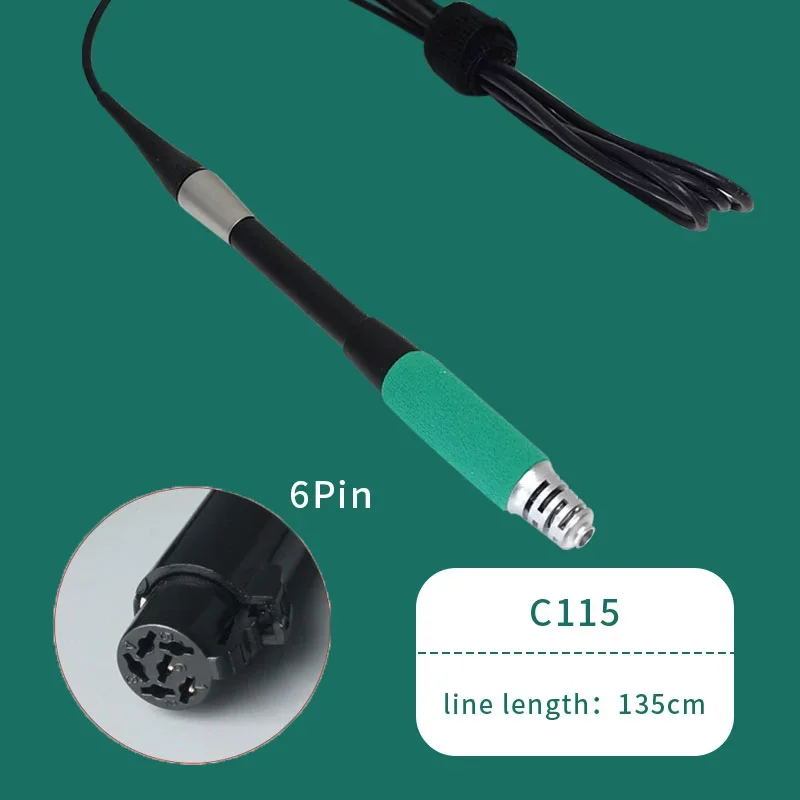 Universal 6pin Soldering Iron Handle FOR C210/C245/C115 Soldering Station Handle Replacement OEM JBC T210/245/115 Handle Tools